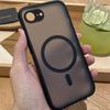 Luxury Shockproof Armor Magnetic Phone Case for iPhone 16E 17E For Magsafe Matte Clear Balck Fashion Cover for Iphone 17E 16E