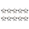 Y2K Star Hair Clips For Women Silver Colorful Barrettes Cute Metal Snap Clip Headdress Hair Accessories Trendy Simple Hairpin Fashion Jewelry Gift