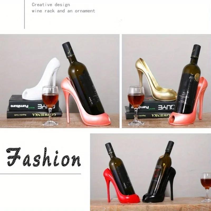 New 1pc Wine Rack High Heel Shoe Bottle Holder Kitchen Accessories Wine Bottles Holders