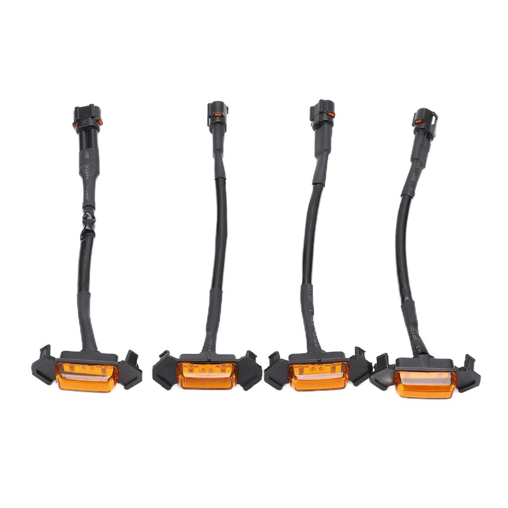 4pcs LED Front Grille Light Amber Lens IP67 Waterproof Replacement for Tacoma TRD Pro 2016‑2020