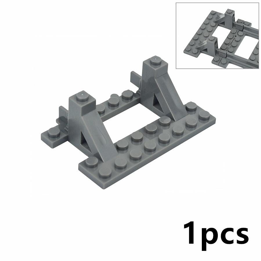 Works With 53401 Train Rail Curve Tracks R56 R72 R88 R104 MOC City Brick On-Off Switch Cross Forked Curved Rails Construction Block Playthings