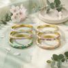 Cloisonne Enamel Enamel Dropped Glaze Bangle Vintage Oil Drop Bracelet For Women
