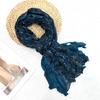 Eleganter Langer Schal Büro Damen Accessoire Knitteriger Schulterwickel Für Übergangswetter Mode Styling Accessoires