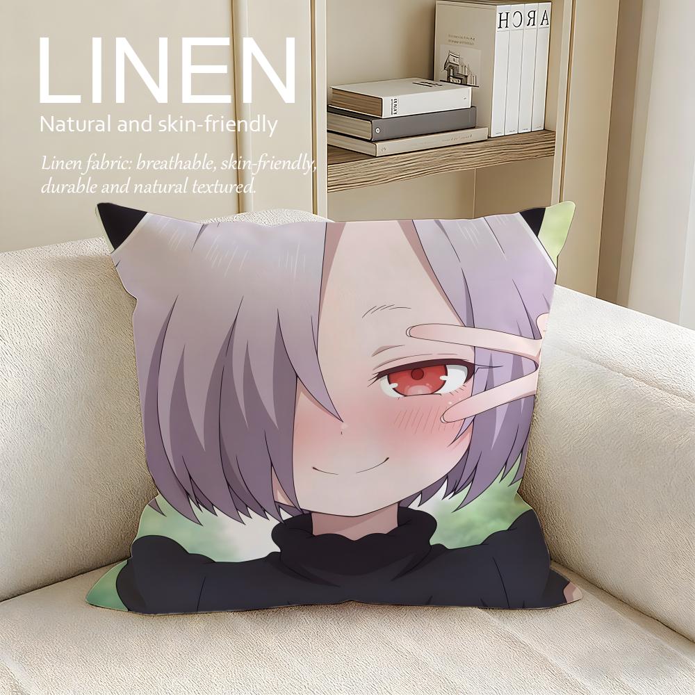 The Shy Hero and the Assassin Princesses Cushion Cover Pillowcase Set Pcs x x Breathable Washable Sofa Cushion Cover