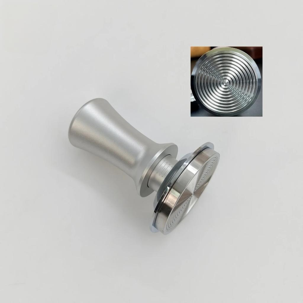 1Pc Coffee Tamper, Coffee Tamper, Stainless Steel Smooth Bottom or Threaded Bottom, Three Sizes: 51mm, 53mm, and 58mm