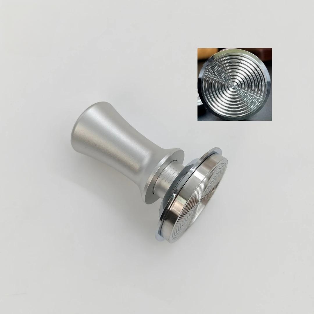 

1Pc coffee tamper, coffee tamper, stainless steel smooth bottom or threaded bottom, three sizes: 51mm, 53mm, and 58mm 58mm