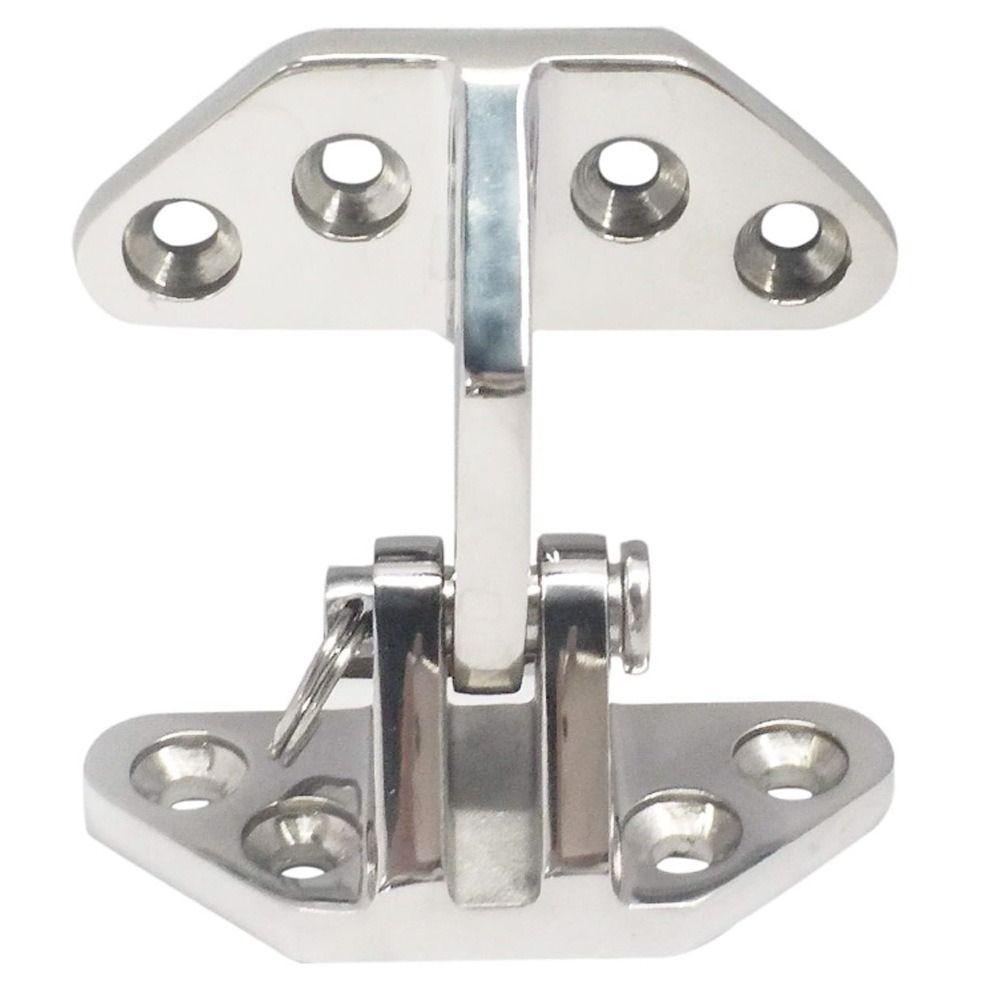 316 Stainless Steel Boat Hinge Shaped Strap Stainless Steel Hinge Yacht Accessory Strap Hinge  RV