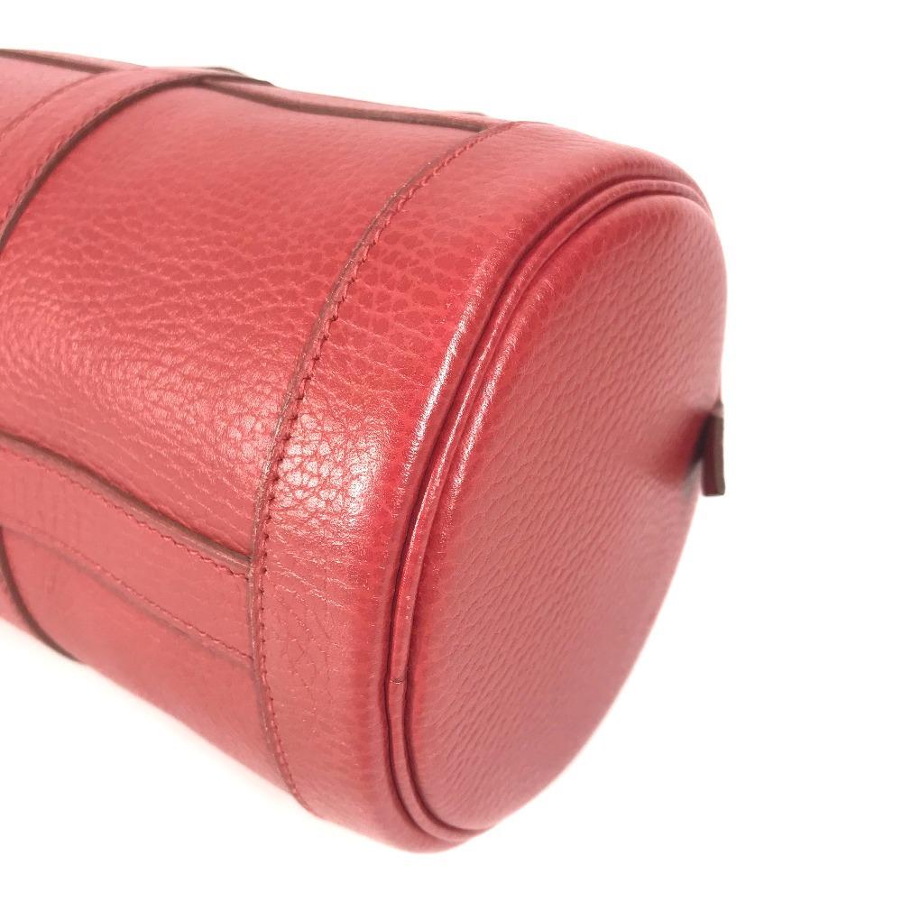 Hermes Vintage Mini RD Cylindrical Hand Bag Ardennes Red