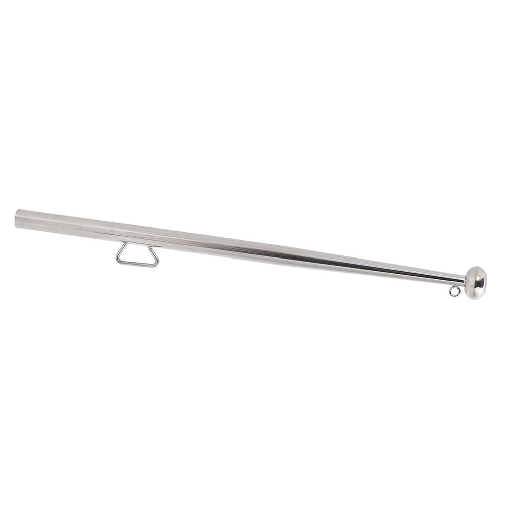 Boat Flag Pole 610mm Length Stable 316 Stainless Steel Rail Mount Flag Pole for Marine Yacht RVs