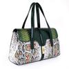 Autumn And Winter Snake Pattern Handbag First Layer Cowhide Bag Shoulder Bag Oblique Span Small Square Bag Underarm Bag