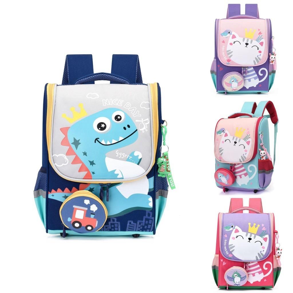 Cute Cartoon Toddler Backpack For Boys And Girls With Breathable Nylon Material