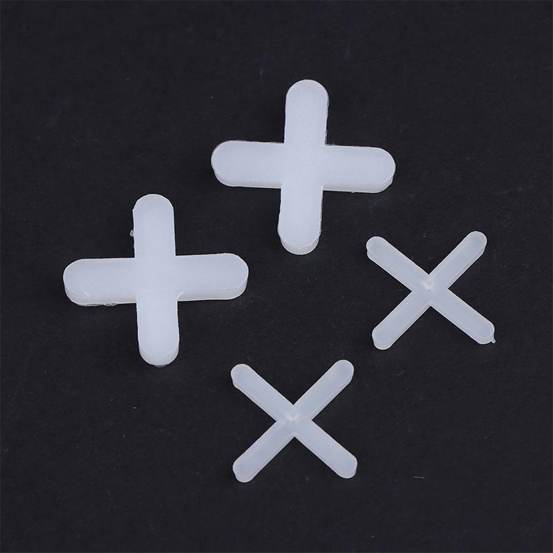 500Pcs 1/1.5/2/2.5/3/5/Mm Plastic Cross Ceramic Tile Leveling System Clips Spacer Ceramic Floor Construction Tools