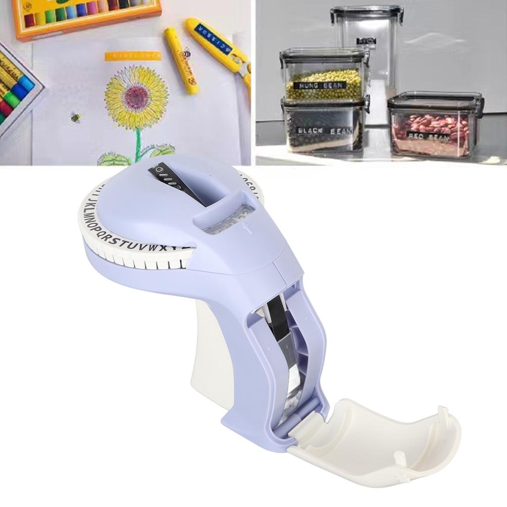 Embossing Label Maker 47 Printable Characters 600dpi Easy Control Label Making Embosser for Craft   Scrapbooking