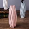 Nordic Color Plastic Camellia Flower Vase - Creative Imitation Glaze for Dry & Wet Flowers