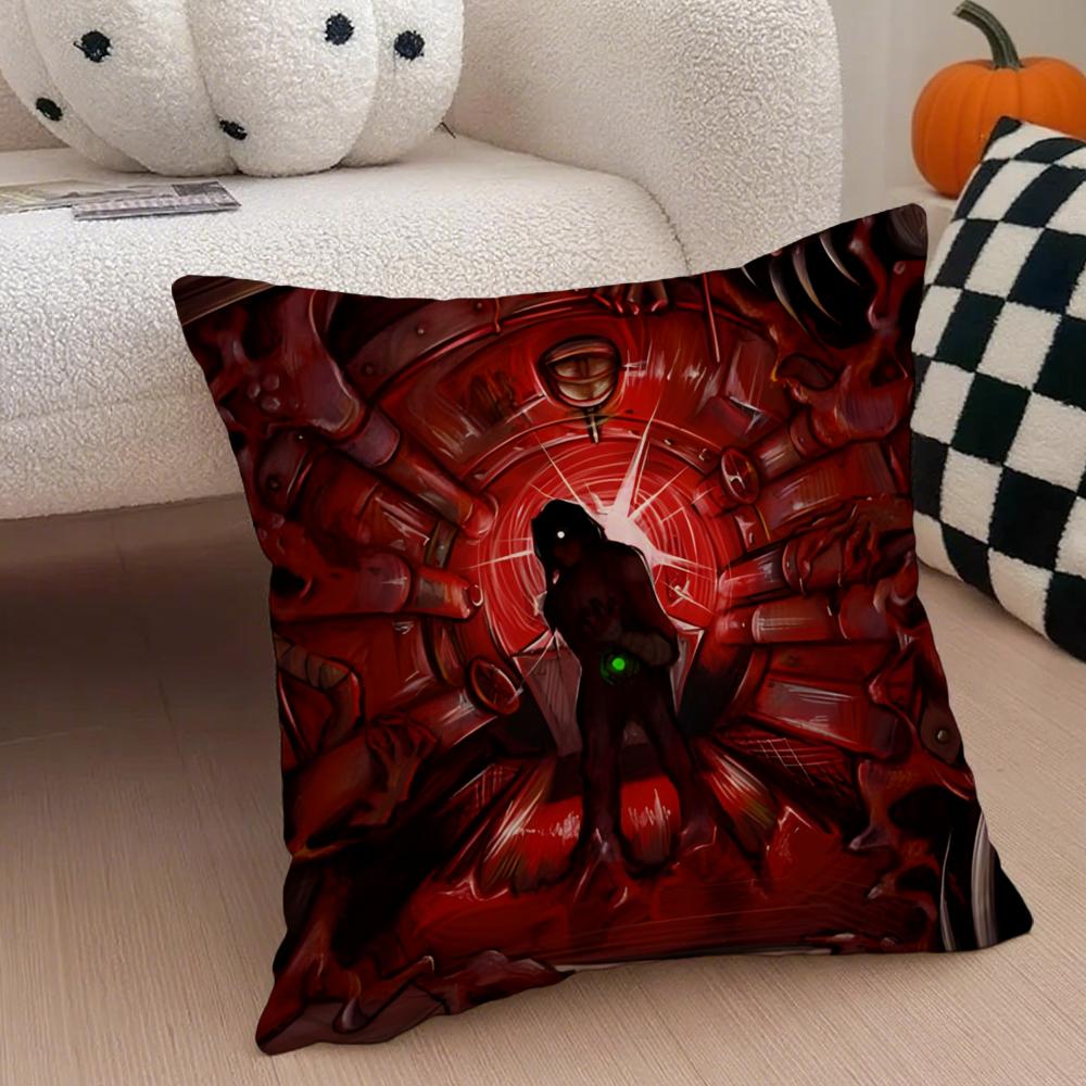Minimalist modern style IIron Lung Cushion Cover Linen Pillow Case Soft Breathable Protective Couch Room Decoration