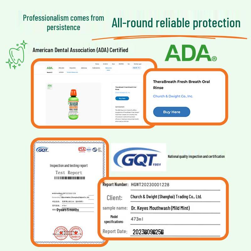 TheraBreath Fresh Breath Mouthwash Strips Travel Pack