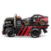 Maisto 1/64 Scale Muscle Machines Muscle Transporter Diecast Model Car (JDM Flatbed/1983 Toyota Trueno Sprinter - Black/Red 11557)