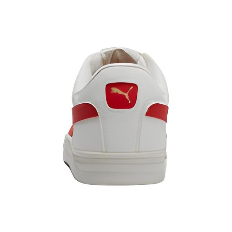 Puma Smash Vulc V3 Low Casual Skate Shoes Unisex Sneakers White Red 380752-12