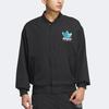 adidas Originals Special Series Heart Logo Bomber Jacket, Unisex Fashion Casual Outerwear Black IK8663