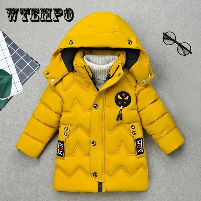Children Jacket For Boy Coat Autumn Winter Jackets For Boys Jacket Kids Warm Hooded Zipper Outerwear