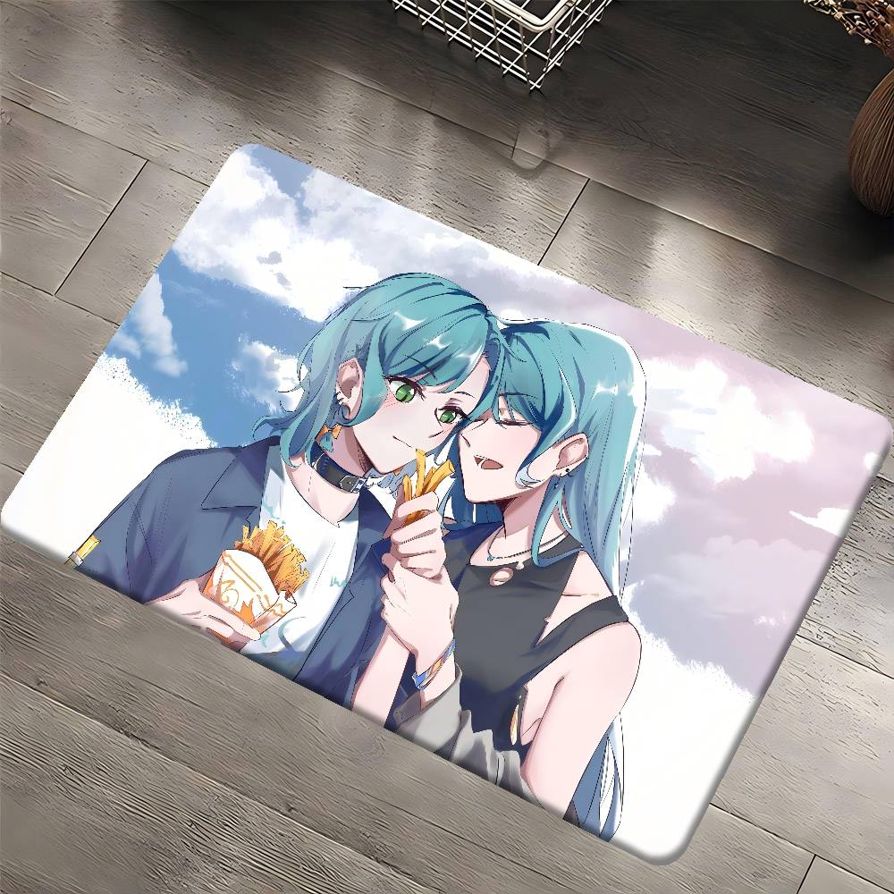 

S-sayo Hikawa Коврик для пола Ретро Множественный выбор Гостиная Кухня Ковер Нескользящий Современный Домашний Декор 40x60 cm