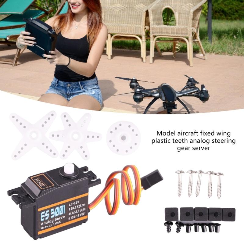 Precise Parabolic Drop with Servo Arm for ES3001 Model Analog Servo Lightweighted