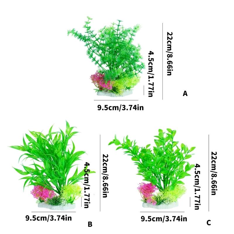 Aquarium Landscape Grass Plastic Aquariums Decorations Art Crafts Terrarium Habitat Ornaments Photo Props