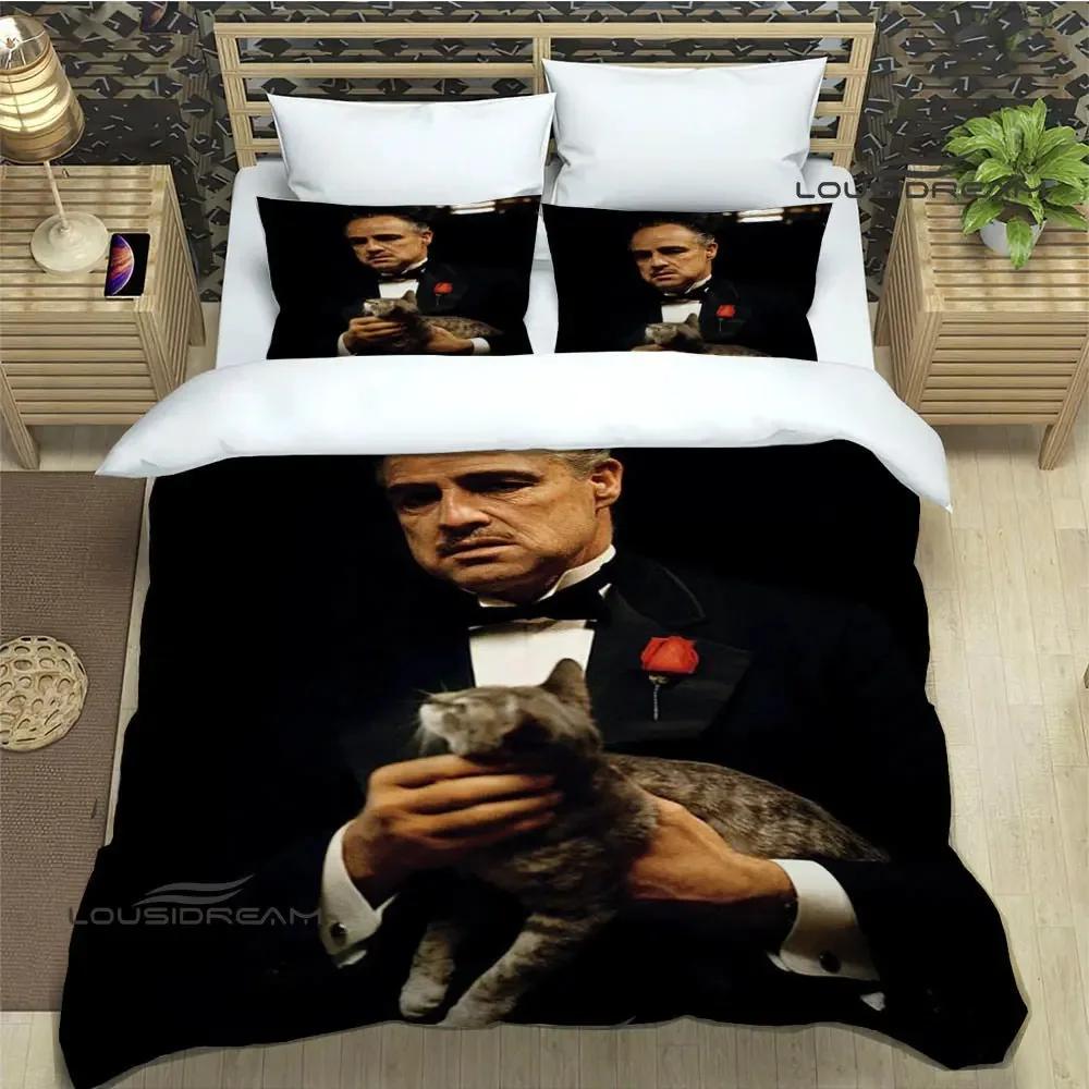 The Godfather Printed Bedding Sets Exquisite Bed Supplies Set Duvet Cover Bed Comforter Set Bedding Set Luxury Birthday Gift