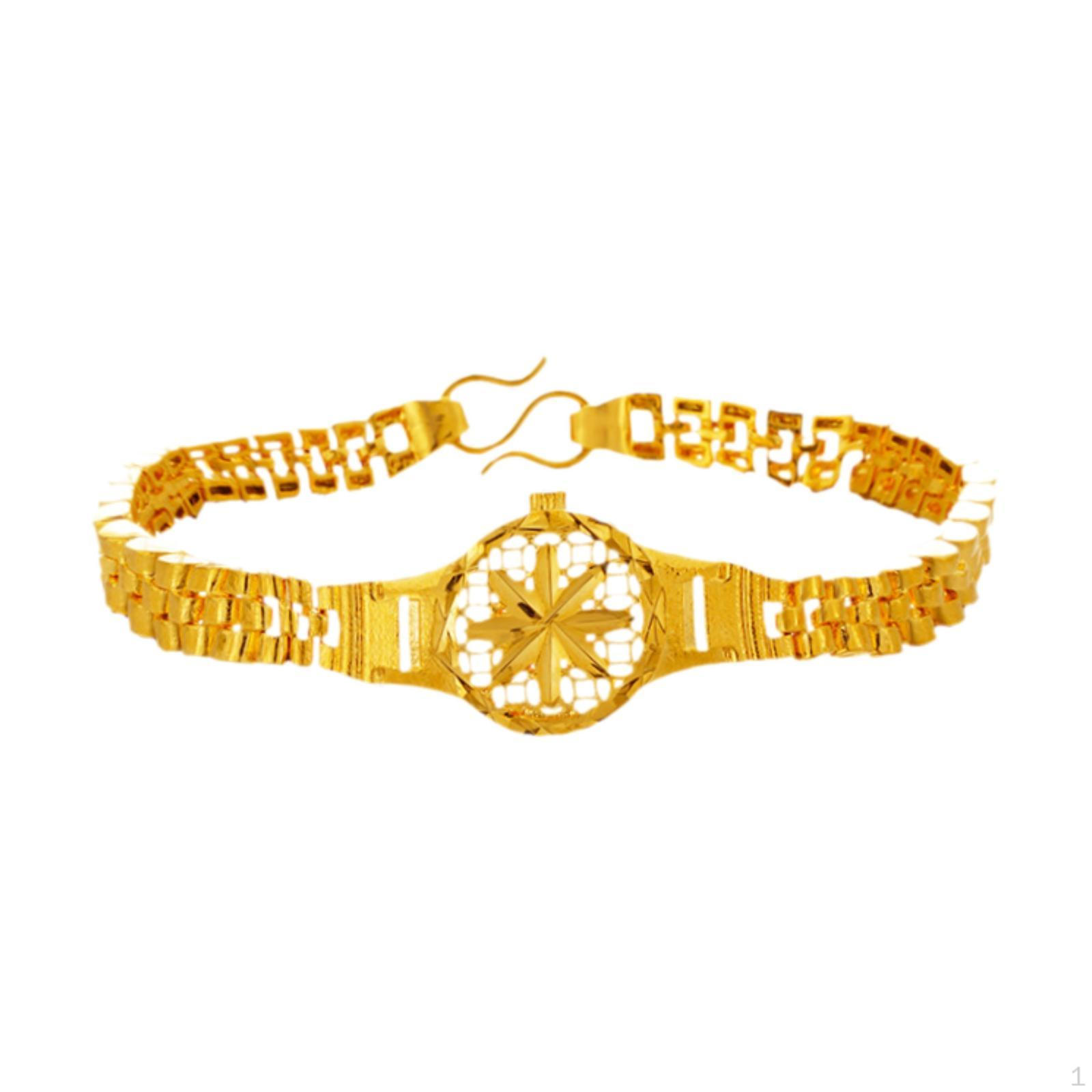 Bracelet in The Shape of An Elegant -shaped Flower