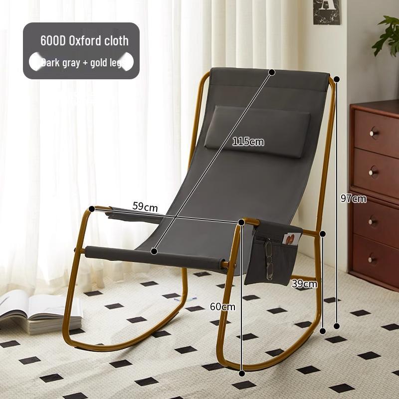 Breathable Outdoor Reclining Rocking Chair for Balcony or Home