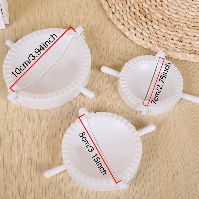 Dumpling Maker 7cm/8cm/10cm Plastic Dumpling Press Mold Ravioli Chinese Jiaozi Maker Fast and Convenient Use Kitchen Gadgets ZYF