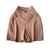 Women Shorts V-Shaped High Waist Design Pure Color Yoga Shorts Elastic Waistband Butt-Covering Summer Short