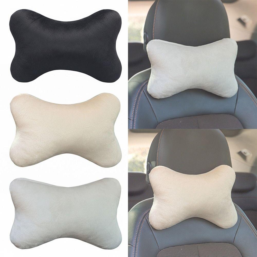 Crystal Velvet Car Neck Pillow Adjustable Neck Support Pillow Car Seat Pillow  Car Accessory