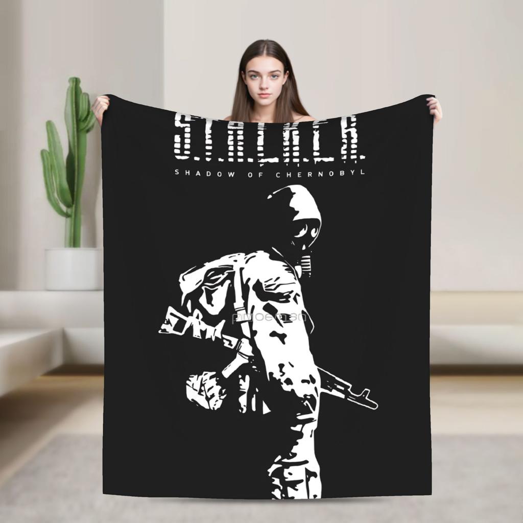 Stalker Game Blanket Soft Warm Fluffy Plush Bedding Throws For Couch Bed Airplane Travel Flannel Bedspread Bed Cover