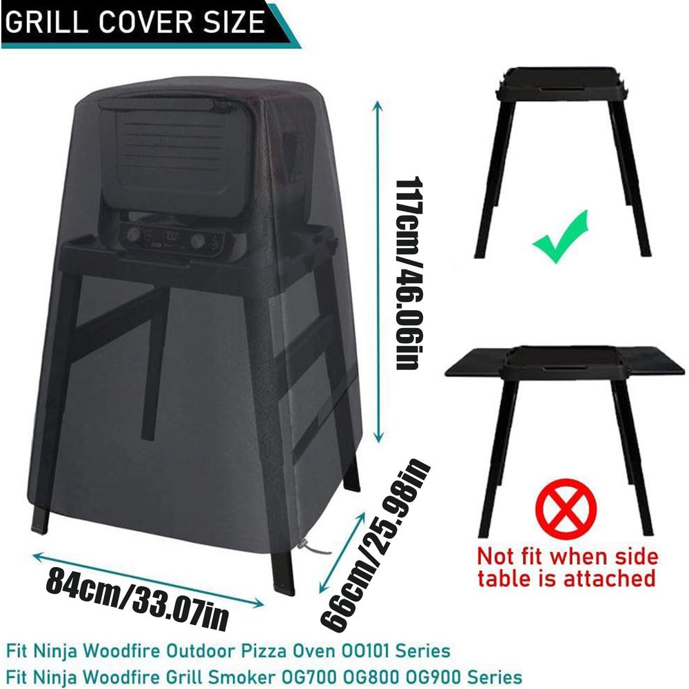 Pizza Oven Cover Outdoor Full Wrap Pizza Oven Stand Cover Oxford Cloth Waterproof Dustproof Covers BBQ Accessories New
