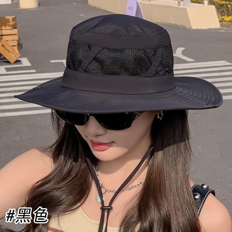 Summer eaves fisherman hat UV protection sun hat women outdoor fishing sun protection breathable mountaineering sun hat men
