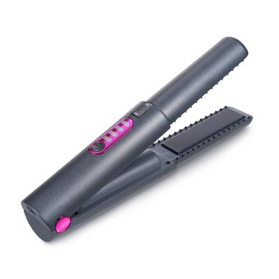 Portable Wireless Rechargeable Hair Straightening Iron Curling Iron