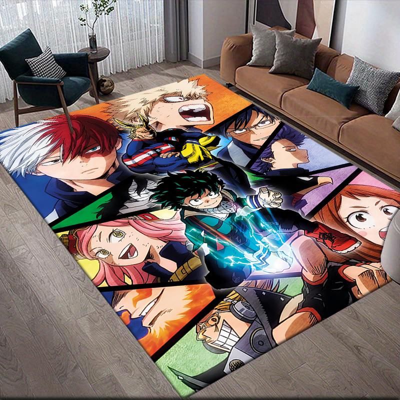 My Hero Academia Cute Area Rug, MHA Fan Cozy Carpet, Perfect Gift.chl 60x90cm