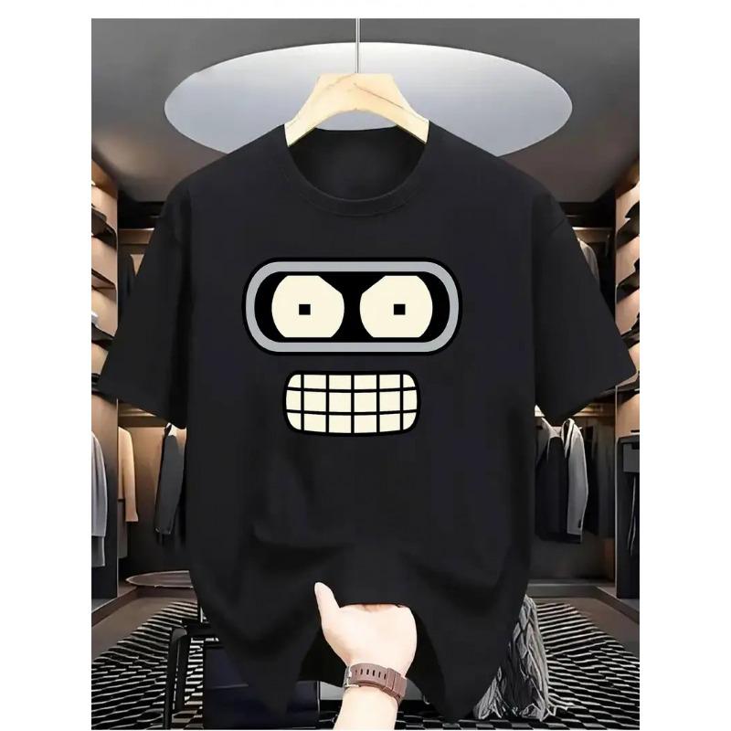 European Size Men s Round Neck Short Sleeve T-Shirt - Breathable Summer Casual Wear Relaxed Fit Suitable for Men Casual Tee S разноцветный 1370₽