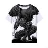 T-shirt Anime Berserk Stampa 3D Uomo Donna Hip Hop T-shirt Estive Girocollo Manica Corta Top Bambini Harajuku T-shirt Abbigliamento Uomo