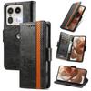For Motorola Edge 50 Ultra 5G/Moto X50 Ultra 5G Phone Cases CASENEO PU Leather Cover Stand with RFID Blocking Wallet