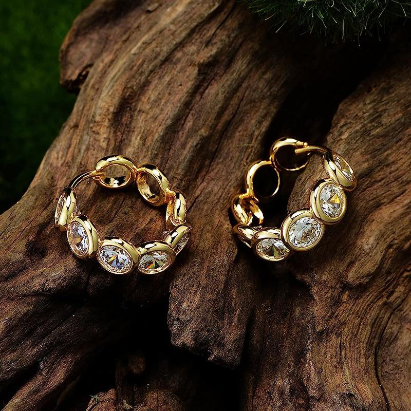 Women'S Fashion Ear Buckles, Autumn Geometric Design Earrings, Wind Earrings