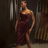 Ladies Sexy Solid Color Cami Dress Women Vest Strapy Cocktail Party Club Dresses