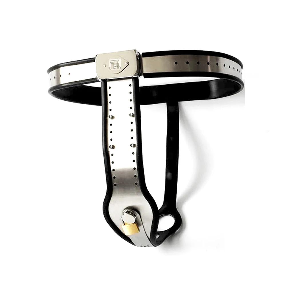 T Shape Stainless Steel Female Chastity Belt with Anus Ring Anal Plug Lockable Underwear Pant Chastity Device Sex Toys for Women