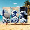 Towel Microfiber Beach Towel, Quick-Dry, Sand-Free, Ultra-Fine Fiber, Super Soft. T-The Great Wave Off Kanagawas