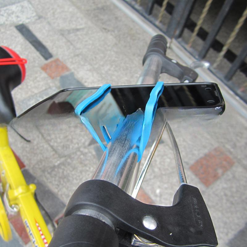 High Tensile Silicone Bicycle Strap Flashlight Small Audio Multi-functional Strap Riding Supplies