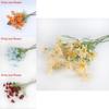 Plastic Symphyotrichum Novi Belgii Artificial Flowers 49cm Faux Floral Decor For Wedding And Outdoor Settings