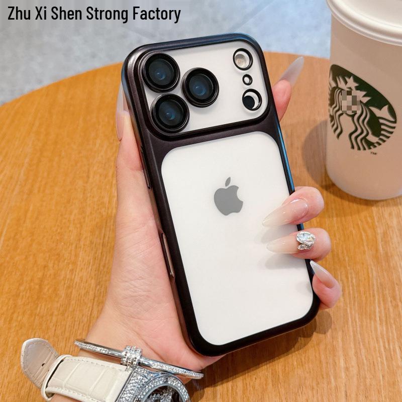 iPhone 17 Pro Max Matte Case with Full Coverage Lens Protection and Anti-Fall Design