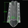 Stampo in Plastica per Coltivazione Cetrioli Forma a Cuore Coperture per Piante Strumento Creativo per Modellare Verdure Agricoltore