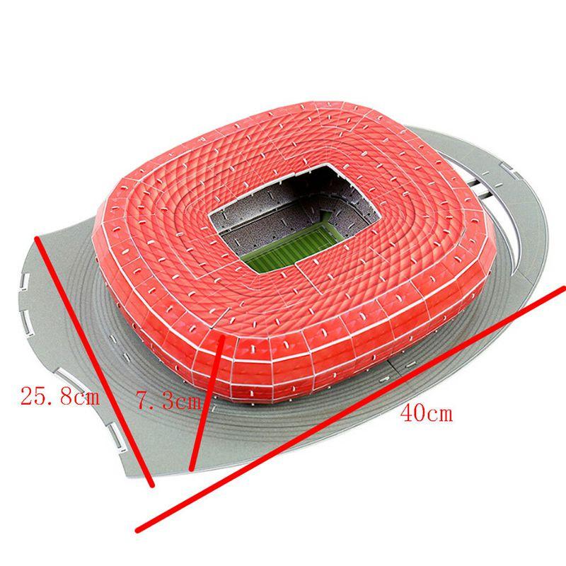 Exquisite 3d Puzzle Munich Allianz Football Field Model Handcraft Toy For Enthusiasts